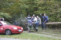 2006-10-21 - Samstag - Holen u. Aufstellen der Kirmestanne
