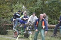 2006-10-21 - Samstag - Holen u. Aufstellen der Kirmestanne