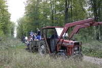 2006-10-21 - Samstag - Holen u. Aufstellen der Kirmestanne
