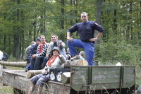 2006-10-21 - Samstag - Holen u. Aufstellen der Kirmestanne