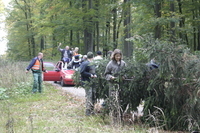 2006-10-21 - Samstag - Holen u. Aufstellen der Kirmestanne