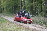 2006-10-21 - Samstag - Holen u. Aufstellen der Kirmestanne