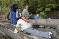 2006-10-21 - Samstag - Holen u. Aufstellen der Kirmestanne
