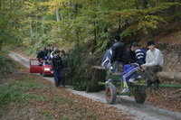 2006-10-21 - Samstag - Holen u. Aufstellen der Kirmestanne