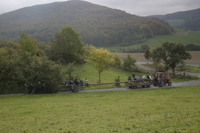 2006-10-21 - Samstag - Holen u. Aufstellen der Kirmestanne