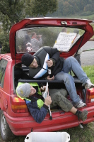 2006-10-21 - Samstag - Holen u. Aufstellen der Kirmestanne