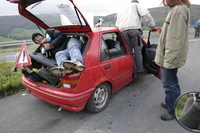 2006-10-21 - Samstag - Holen u. Aufstellen der Kirmestanne