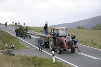 2006-10-21 - Samstag - Holen u. Aufstellen der Kirmestanne