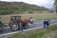 2006-10-21 - Samstag - Holen u. Aufstellen der Kirmestanne