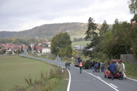 2006-10-21 - Samstag - Holen u. Aufstellen der Kirmestanne