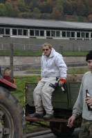 2006-10-21 - Samstag - Holen u. Aufstellen der Kirmestanne