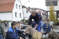 2006-10-21 - Samstag - Holen u. Aufstellen der Kirmestanne