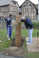 2006-10-21 - Samstag - Holen u. Aufstellen der Kirmestanne