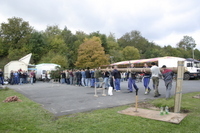 2006-10-21 - Samstag - Holen u. Aufstellen der Kirmestanne
