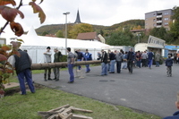 2006-10-21 - Samstag - Holen u. Aufstellen der Kirmestanne