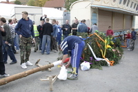 2006-10-21 - Samstag - Holen u. Aufstellen der Kirmestanne