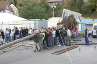 2006-10-21 - Samstag - Holen u. Aufstellen der Kirmestanne