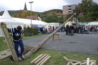 2006-10-21 - Samstag - Holen u. Aufstellen der Kirmestanne