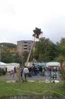2006-10-21 - Samstag - Holen u. Aufstellen der Kirmestanne