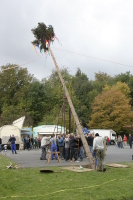 2006-10-21 - Samstag - Holen u. Aufstellen der Kirmestanne