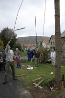 2006-10-21 - Samstag - Holen u. Aufstellen der Kirmestanne