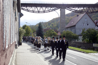 2006-10-22 - Sonntag - Aufspielen mit Pfarrer und Bürgermeister