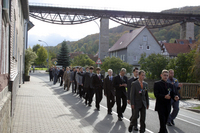 2006-10-22 - Sonntag - Aufspielen mit Pfarrer und Bürgermeister
