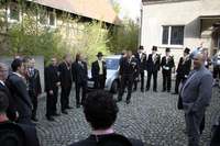 2006-10-22 - Sonntag - Aufspielen mit Pfarrer und Bürgermeister