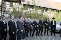 2006-10-22 - Sonntag - Aufspielen mit Pfarrer und Bürgermeister