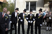 2006-10-22 - Sonntag - Aufspielen mit Pfarrer und Bürgermeister