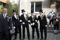 2006-10-22 - Sonntag - Aufspielen mit Pfarrer und Bürgermeister