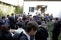 2006-10-22 - Sonntag - Aufspielen mit Pfarrer und Bürgermeister