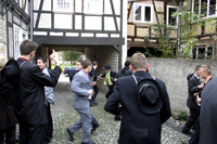 2006-10-22 - Sonntag - Aufspielen mit Pfarrer und Bürgermeister