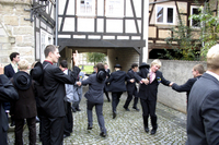 2006-10-22 - Sonntag - Aufspielen mit Pfarrer und Bürgermeister