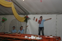 2006-10-23 - Montag - Festessen im Zelt