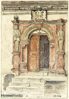 Keudelstein - Zeichnung des Eingangsportals