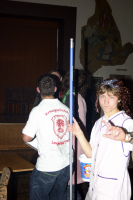Antrinken der Kirmes