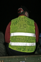 Holen und Aufstellen der Kirmestanne