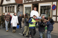 Rasieren auf dem Anger