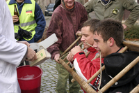 Rasieren auf dem Anger