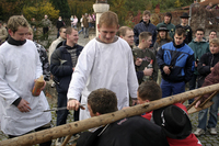 Rasieren auf dem Anger