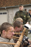 Rasieren auf dem Anger