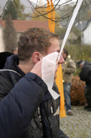 Rasieren auf dem Anger