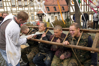 Rasieren auf dem Anger