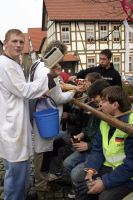 Rasieren auf dem Anger