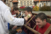 Rasieren auf dem Anger