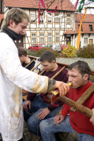 Rasieren auf dem Anger