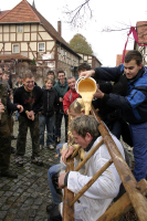 Rasieren auf dem Anger