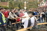 Rasieren auf dem Anger