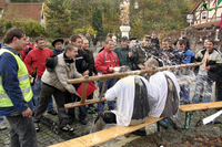 Rasieren auf dem Anger